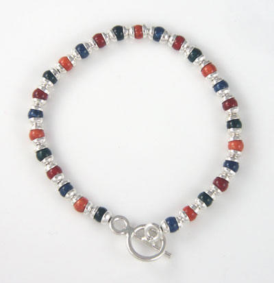 Multi Colored Gemstone Bracelet
